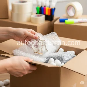 اتوبار مرادی خدمات باربری و اسباب کشی با بسته بندی حرفه‌ای در شمال تهران نیاوران