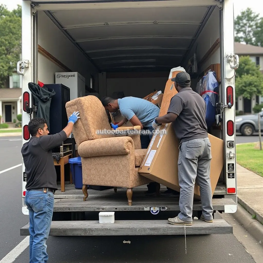باربری و اثاث کشی درون شهری در تهران