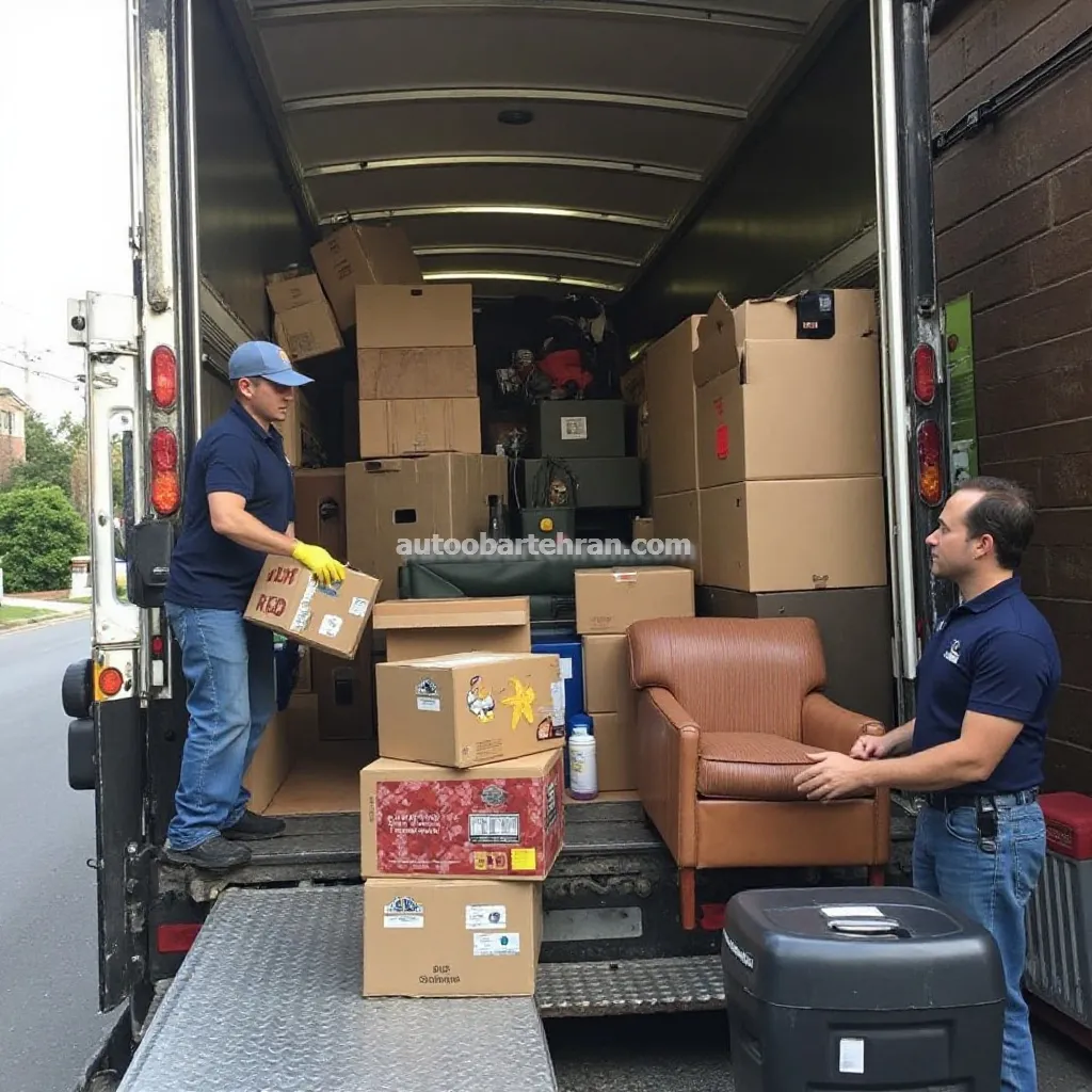 تعرفه باربری و اثاث کشی منزل در تهران